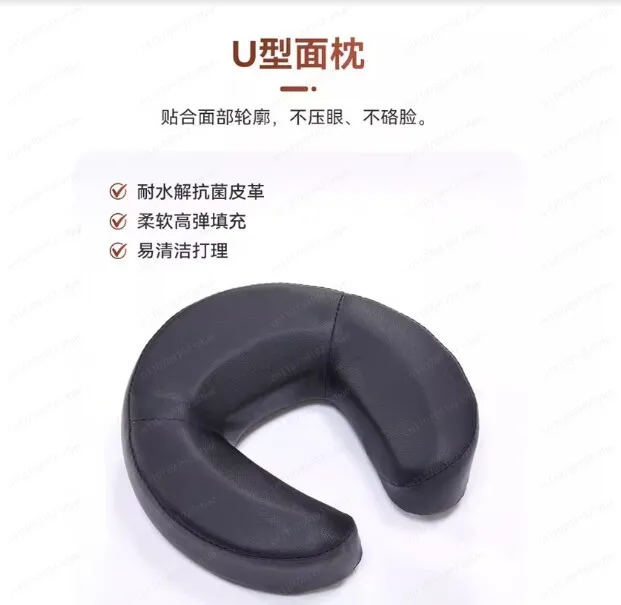 Household foldable portable bedside massage bed head suspension massage bracket pillow moxibustion physiotherapy