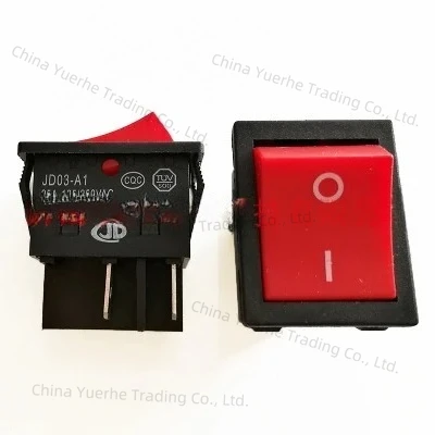 JD03-A1 25A 125/250VAC red and green four type rocker switch