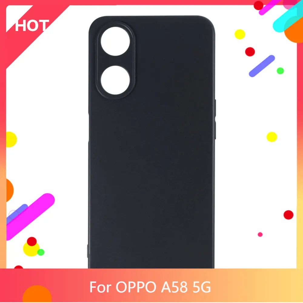 A58 5G Case Matte Silicone TPU Back Cover For OPPO A58X 5G OPPO A78 5G A1X 5G A1 A1 Energy Edition Phone Case Slim shockproo