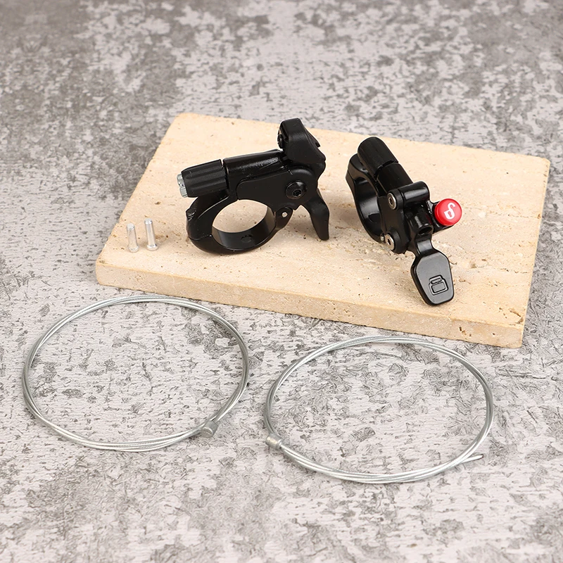

Biclcye Lockout Wire Control Lever MTB Front Fork Controller Remote Lockout Fox Change Switch Button With Inner Wire Bike Parts