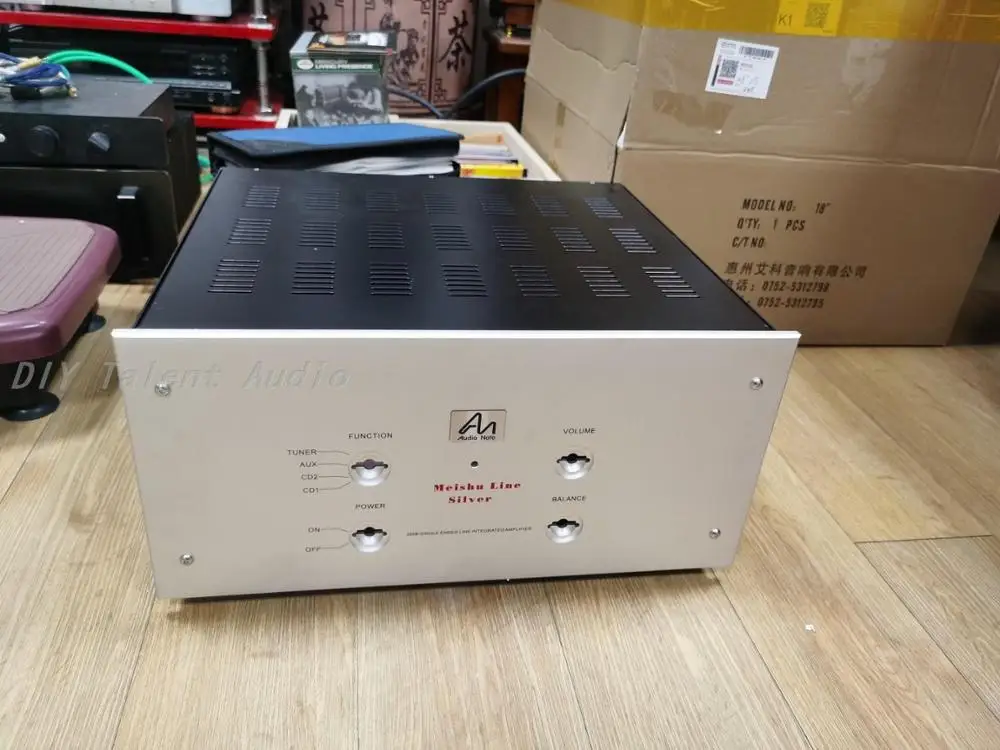 Big Space Aluminum Panel 300B Tube Amplifier Chassis Case Box Cabinet for DIY Audio Power Amplifier