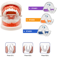 3 Stages Orthodontic Braces Dental Braces Smile Teeth Alignment Trainer Instanted Silicone Teeth Retainer Transparent Corrector