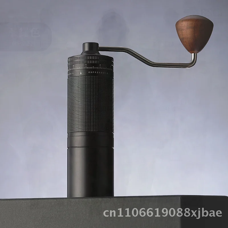 

Hand Coffee Grinder Bean External Machine CNC420 Steel Core Black Gray Red Gold Z30PRO Seven-Cornered Cone Knife Modern