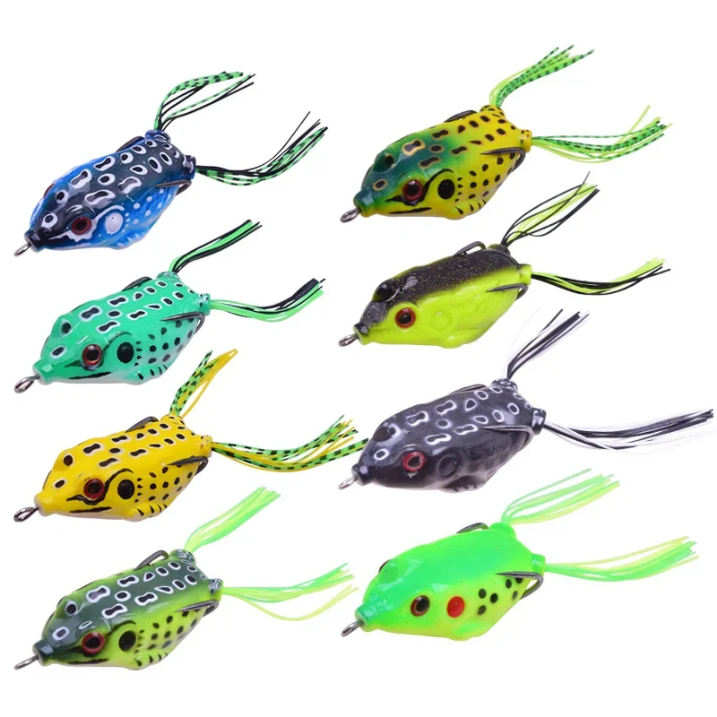 1 Pc Levensechte Kleine Sprong Kikker Verleiding Zachte Lokken 6 Cm 12.5G Siliconen Aas Voor Bass Wobblers Crankbait visgerei