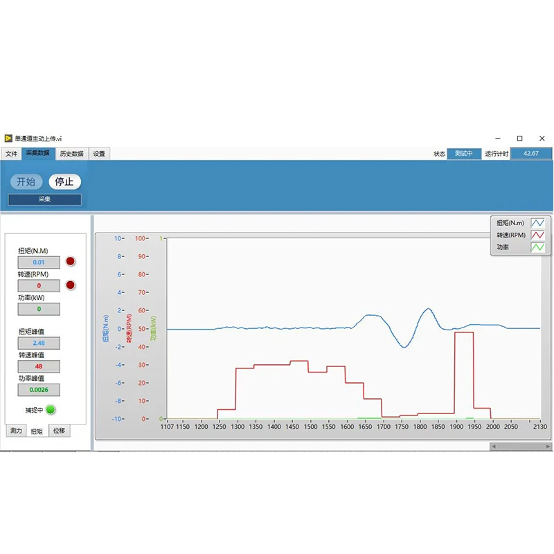 Supporting software of torque force measuring and weighing multi-dimensional sensor