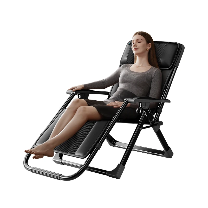 Outdoor Use Easy-Care Soft Folding Recliner Massage Chair Portable Armrest Bed Massage Chair