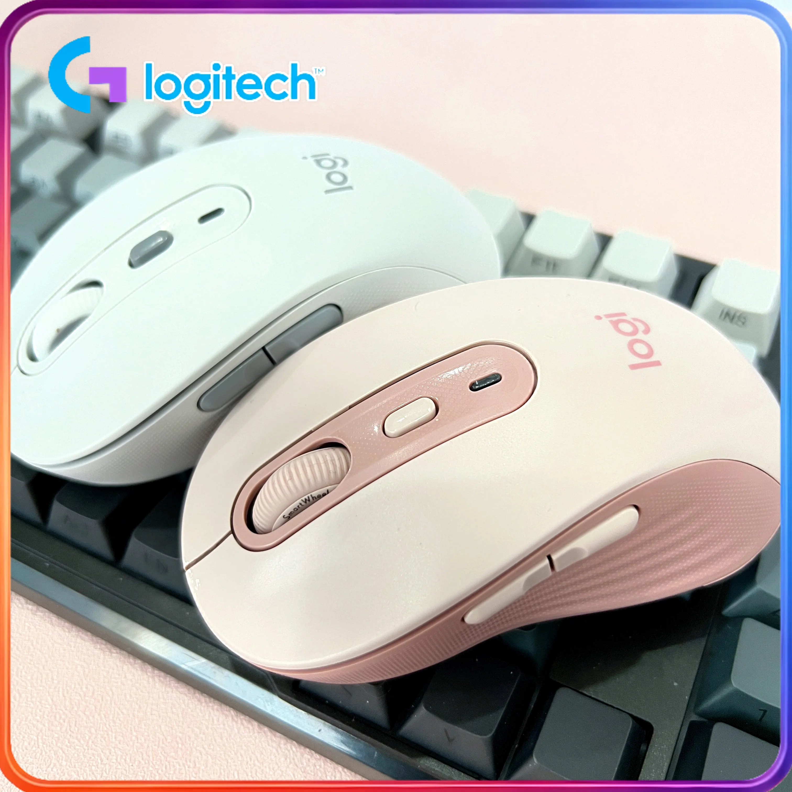 

[In Stock - Grab Yours Now!] Logitech M750 Silent Click, Adjustable DPI, Seamless Switching Between Multiple Devices