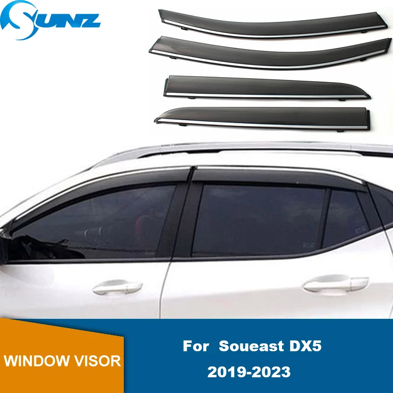 

Rain Deflector For Soueast DX5 2019 2020 2021 2022 Window Visor Awnings Sun Rain Deflector Shelters Shade Guard Auto Accessories