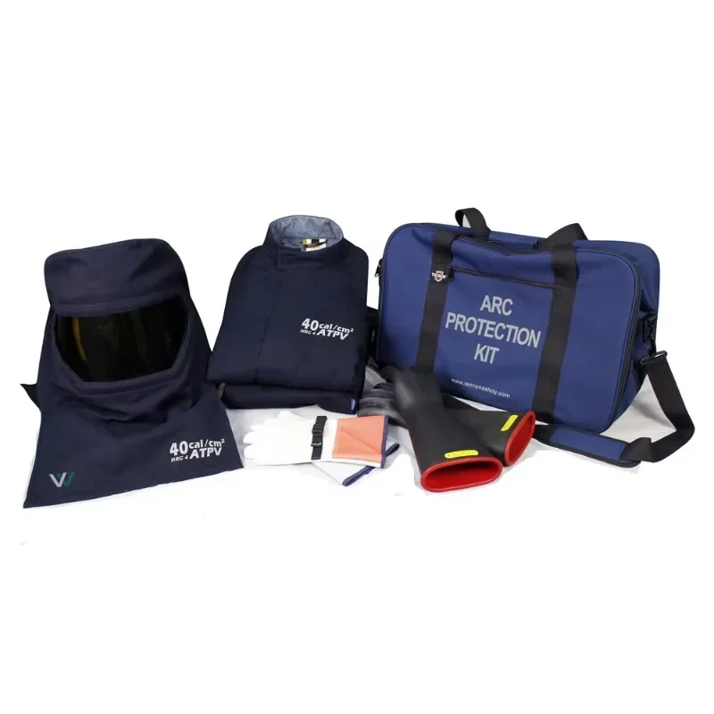 202550 Cal Arc Flash Suit Electric Protection Garment Anti Static Gloves for  Personal