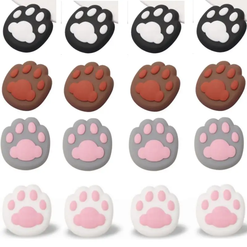 Cute Cat Claw Silicone Door Stopper Crash Pad Wall Protector Decorative Door Stops Handle Bumper Guard Anti-slip Shockproof