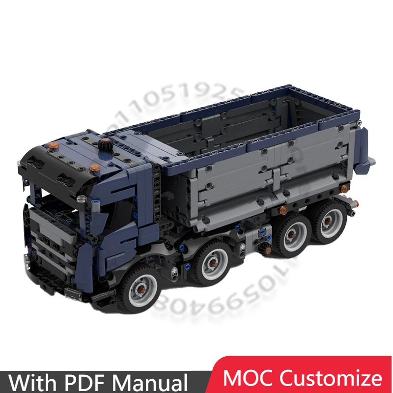 

Конструктор 763 детали: Суперкар-самосвал XT (модель 42203) MOC. Модульная технология сборки, развивающая игрушка для самостоятельной сборки, подарок.