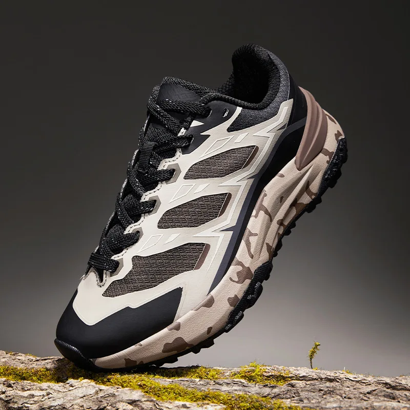 

Men's Walking Shoes & Hiking Boots Outdoor Anti-Slip Sports Shoes with Breathable Cushioning for Running & Trail Running