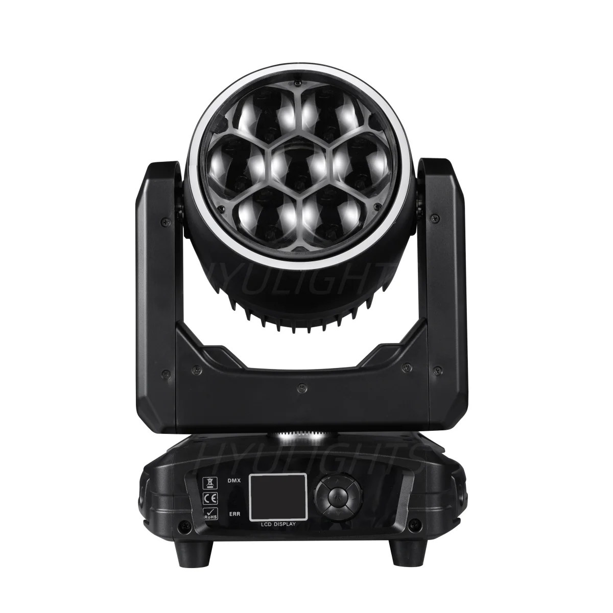 7x40W Bee Eye Beam Wash Halo-Effekt LED Moving Head 300W RGBW 4in1 DJ Bühnenbeleuchtungseffekte – Detail 1