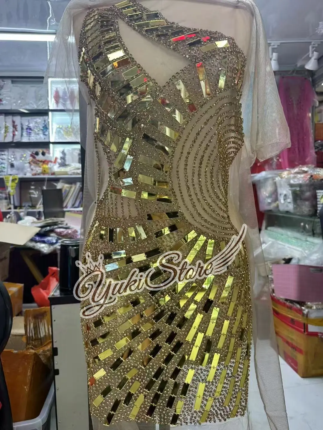 

Sequin Newest wedding dress cocktail dress Beautiful Quality Perfect Material Sexy Lady Diamond Bodice Applique JY119