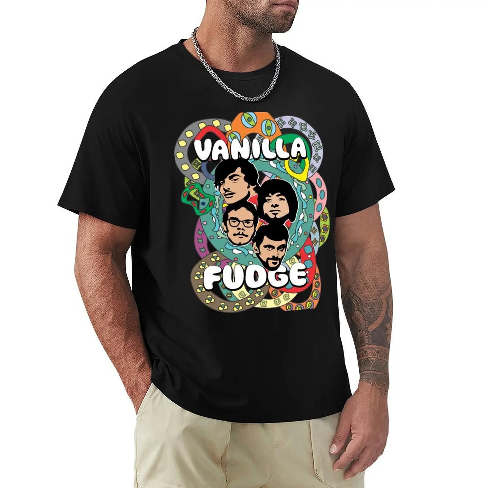 Vanilla Fudge T-Shirt mens graphic t shirts T-Shirt