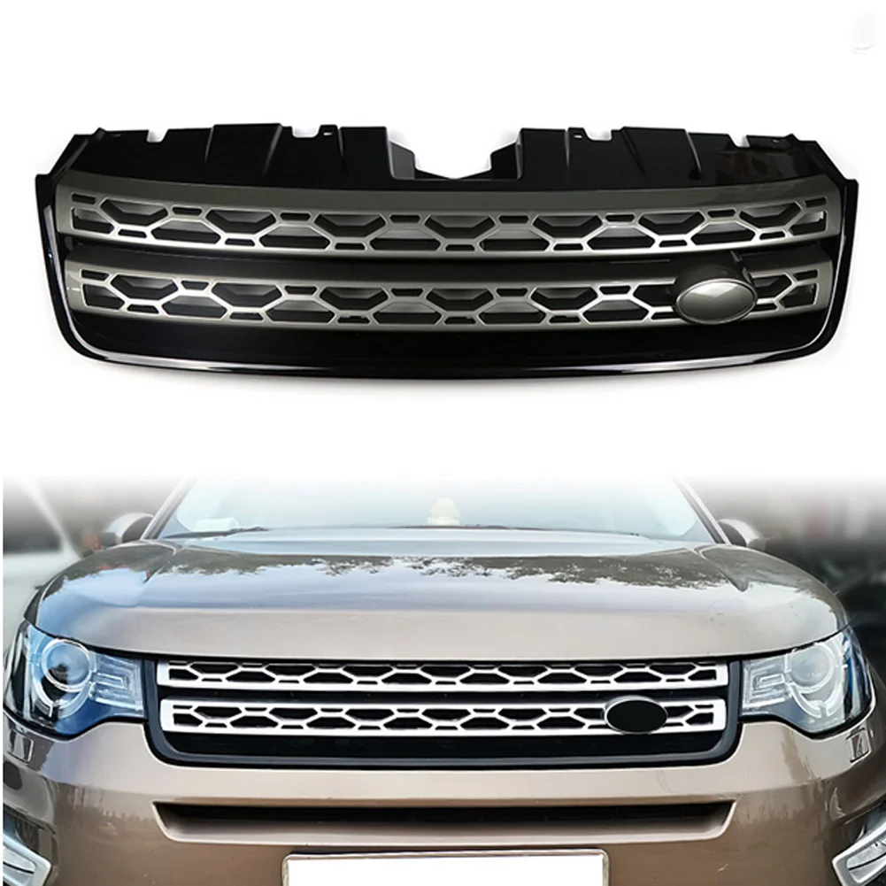 

Car Front Grille Upper Radiator Grill Exterior Grills Front Bumper For Land Rover Discovery Sport L550 2015 2016 2017 2018 2019