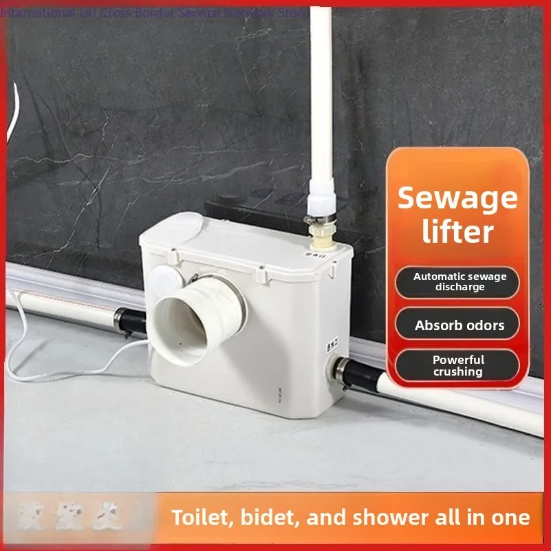 Basement upper drain toilet sewage lifting pump electric crushing sewage pumping