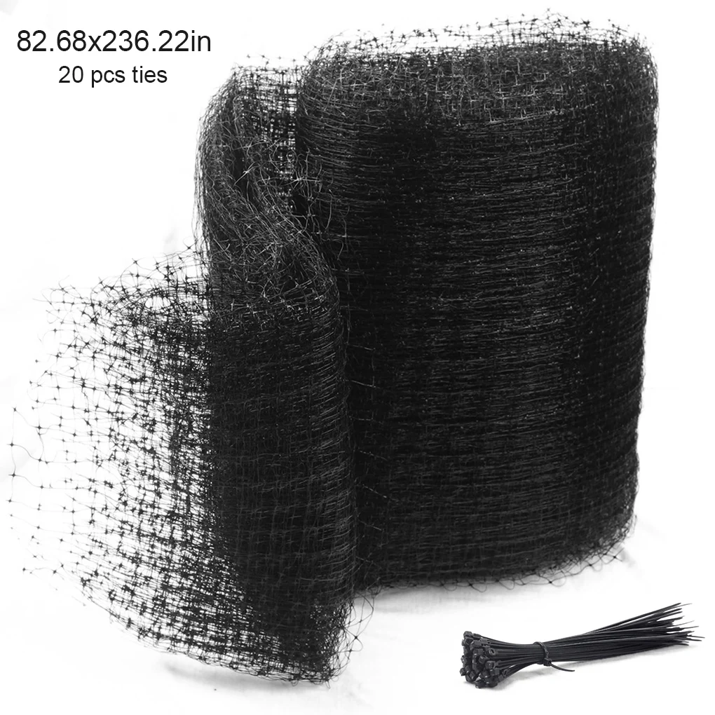 

PP Anti-animal Garden Netting Park Backyard Crops Plants Mesh Net Farm Protecting Fence Accessories 2 1x6m 20 Ribbon