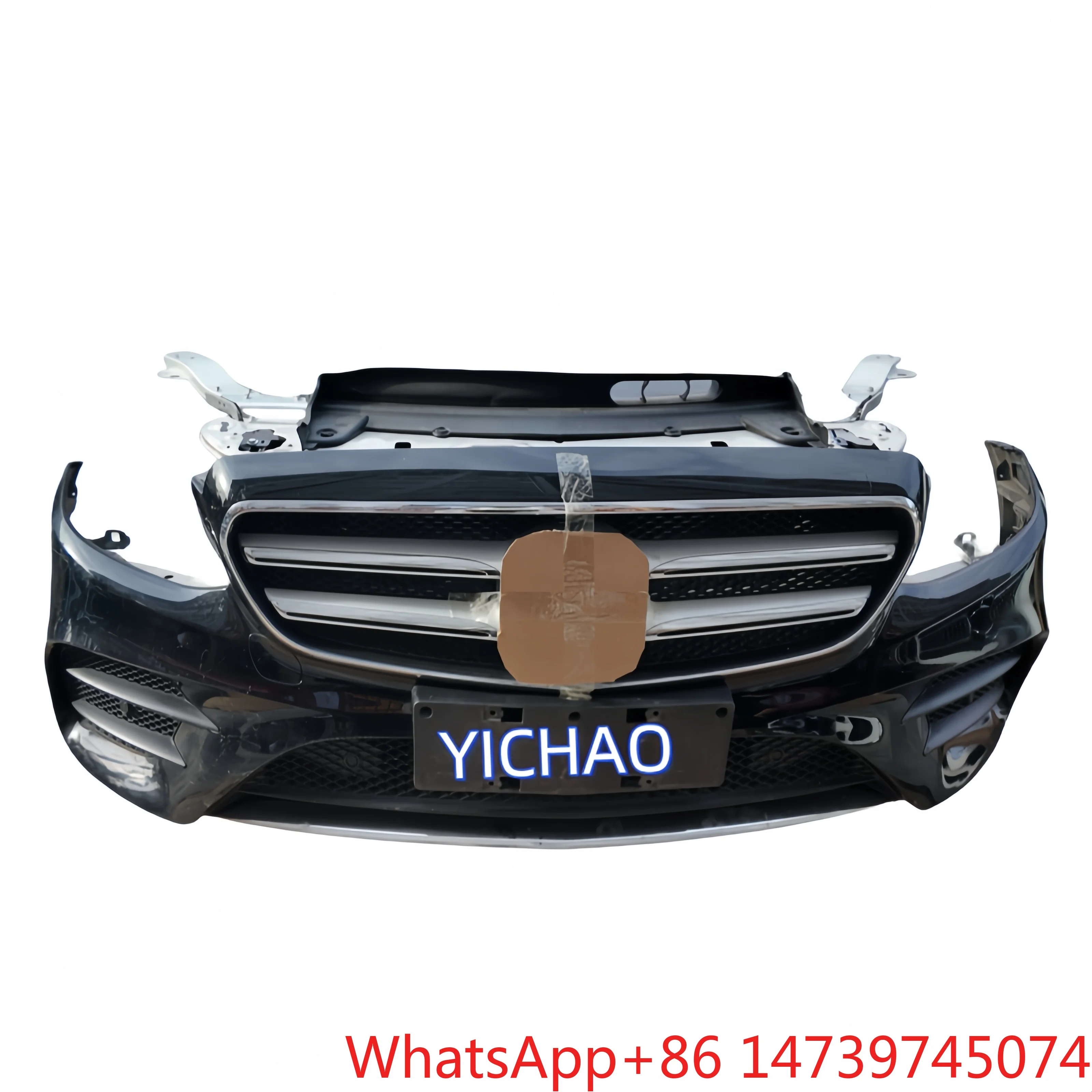 2021-2023 High Quality Plastic Front Bumper With Fixed Clips Parts For W213 E200Car Front Bumper Front Bumper Assembly With il