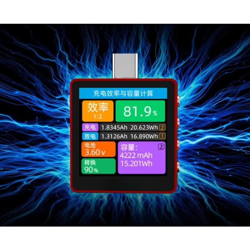 New Red Version  K2 INA237 48V  Voltage and Current Meter USB Tester PD3.1 Fast Charging Protocol Detection Decoy 28VEPR