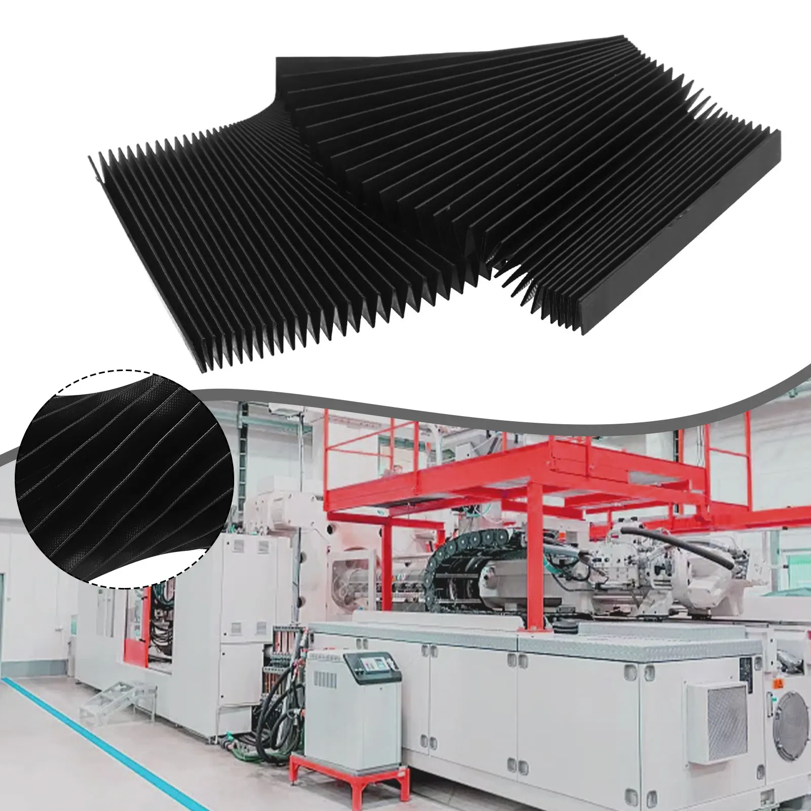 Fresatrice CNC protezione flessibile panno antipolvere piano di protezione flessibile della fresatrice strumento di copertura a soffietto a fisarmonica