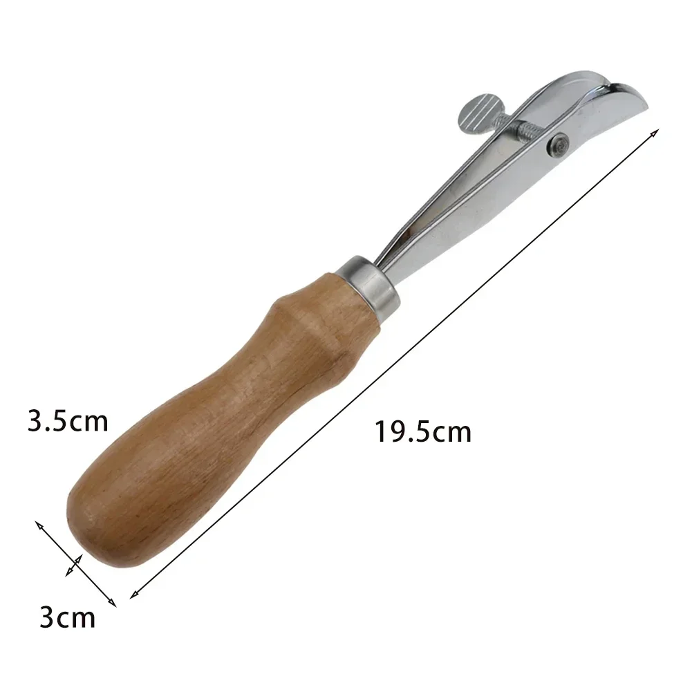 Adjustable Leather Edge Stitching Groover Leather Craft Groove Gouge DIY Tool Digging Knives Groover Leather Craft Tool