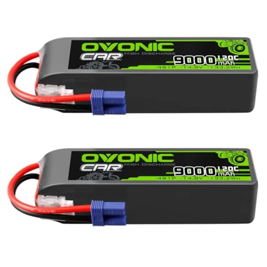 

Аккумулятор LiPo 4S 14.8В 9000мАч 120C с разъемом EC5 для радиоуправляемых моделей автомобилей, грузовиков, самолетов, вертолетов, лодок, гоночных хобби-моделей, 2 штуки