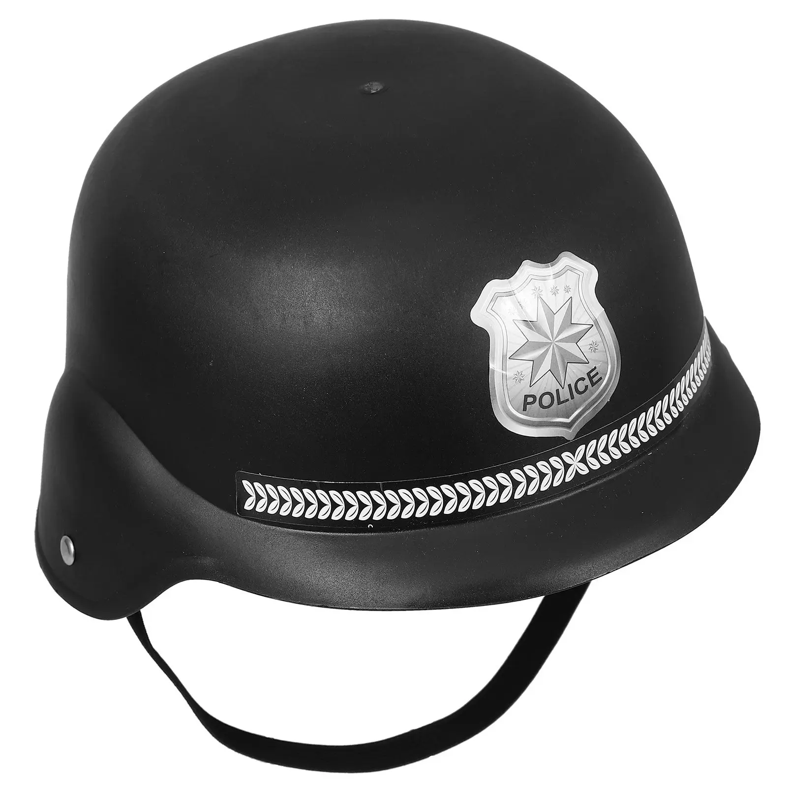 Police Officer for Children Lightweight Non-Fading PP Material Cosplay Party Hat Halloween Costume Accessory Festival