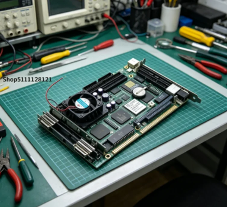 

Half Size ISA CPU Card, 686LCD/S Industrial Motherboard with Standard LCD, 100% Tested Original Industrial Control Mainboard