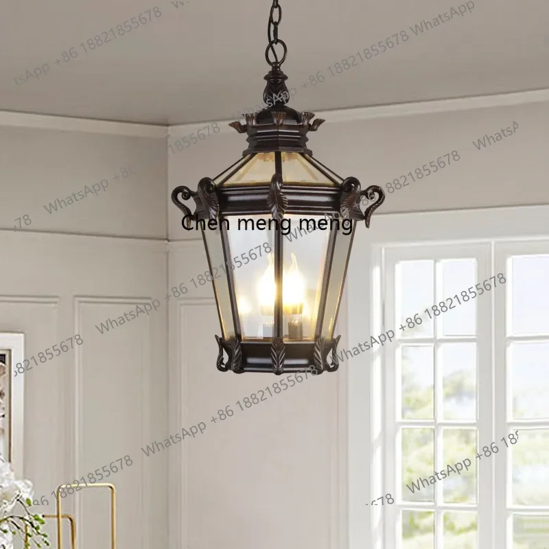 L6080 Outdoor European gate, aisle, foyer, balcony, courtyard, outdoor waterproof chandelier