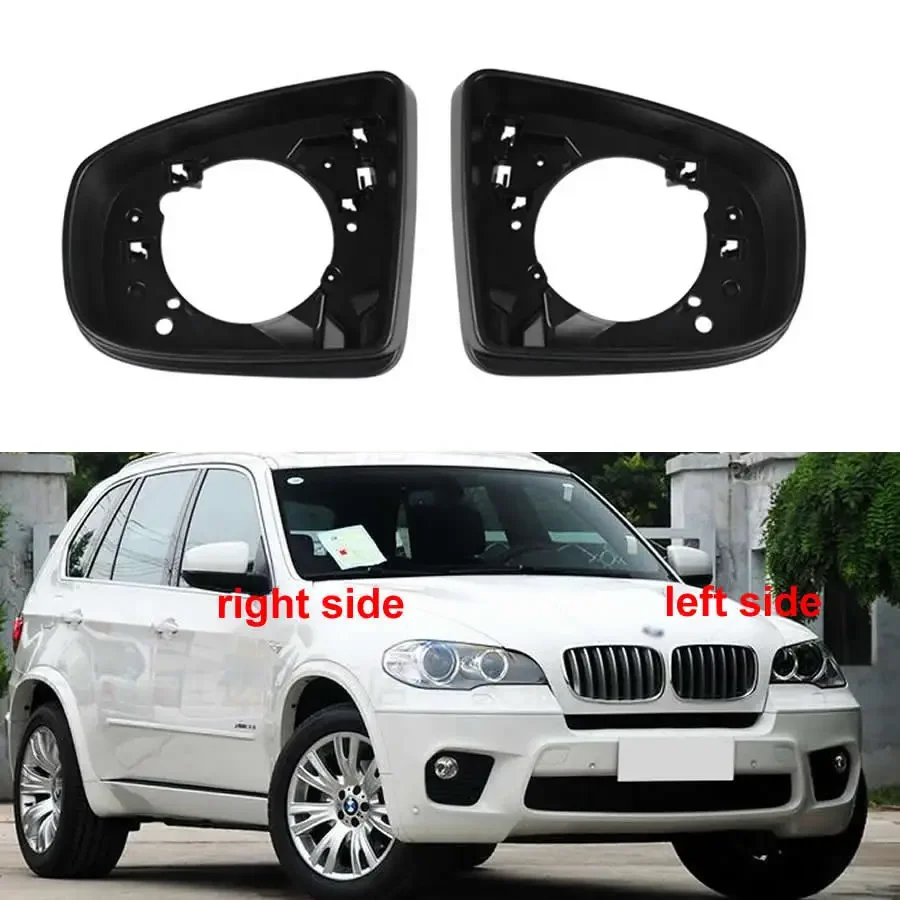 For BMW X5 E70 X6 E71 2008 2009 2010 2011 2012 Side Mirror Rearview Mirrors Housing Frame Cover Replace Outer Reverse Trim