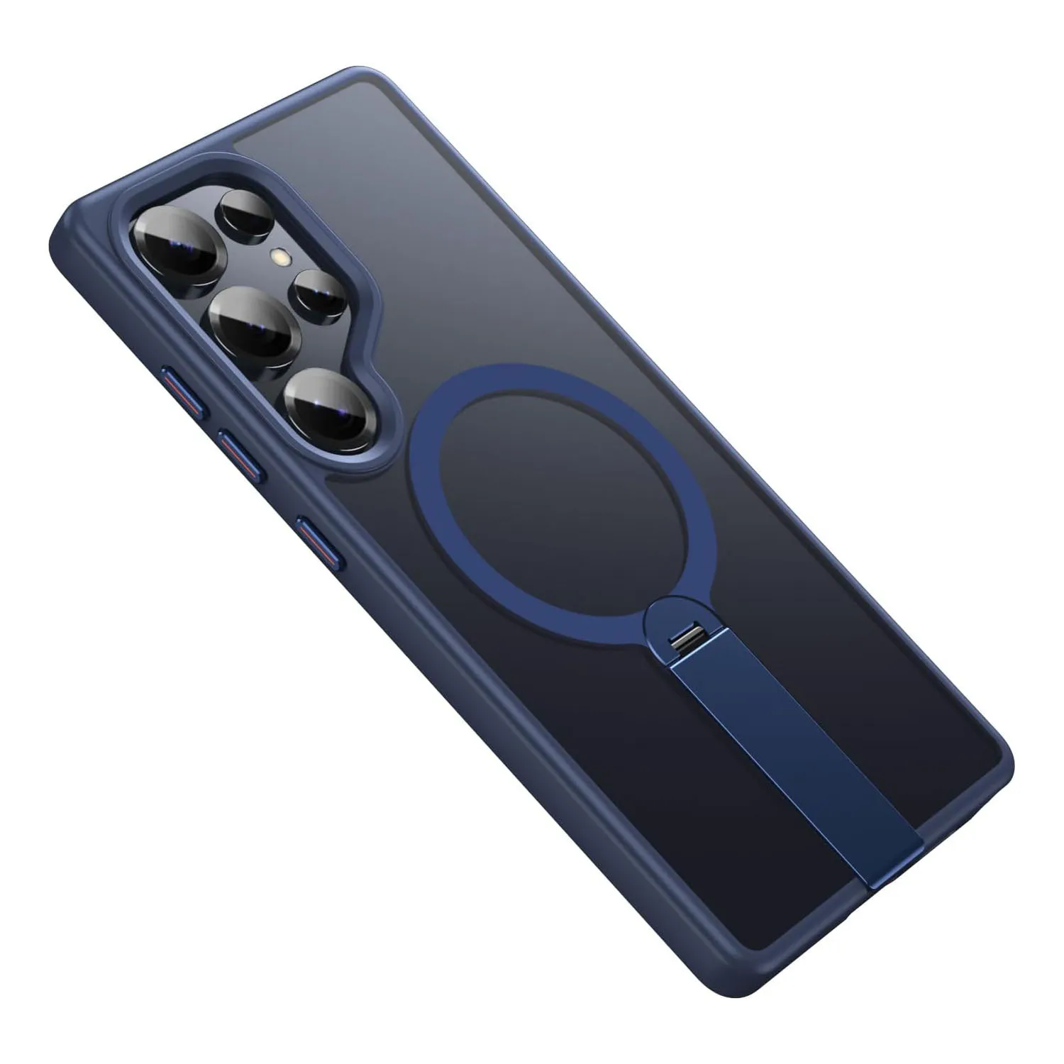 

Magnetic Case for Samsung Galaxy S25 Plus/S25 Ultra – 360° Rotating Bracket, Military-Grade Anti-Drop, Wireless Charging