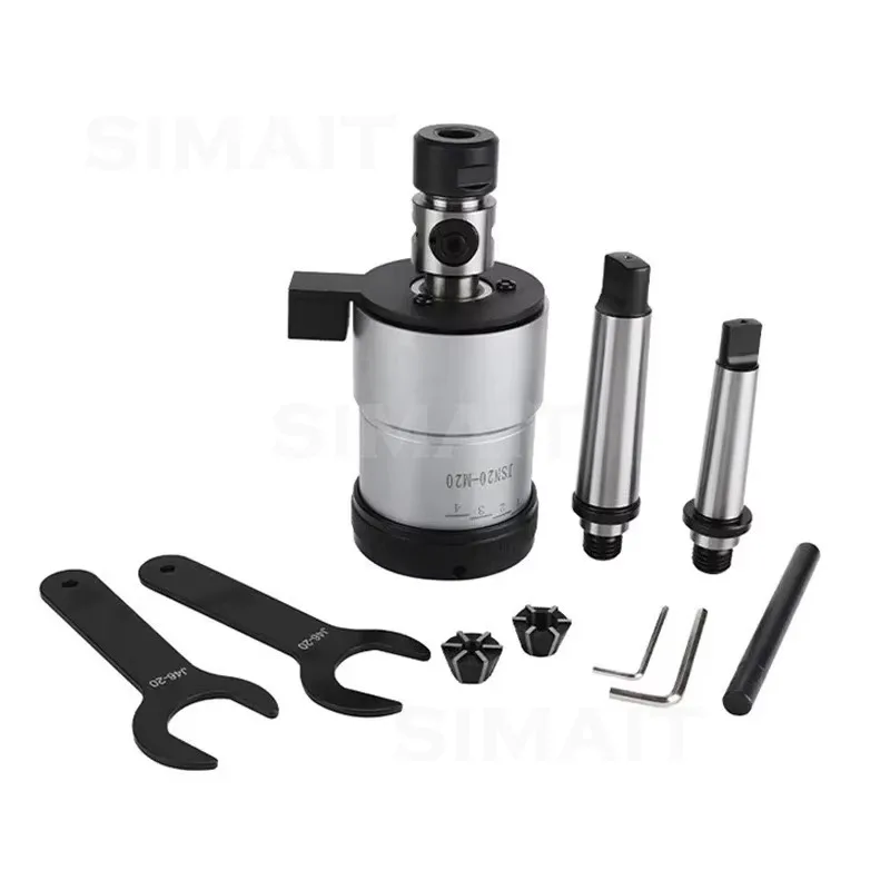 Reversible Tapping Chuck Set JSN7/JSN12/JSN20, Flexible Tapping Head J467/J4612/J4620 for M2-M20, Non-Stop Self-Reversing