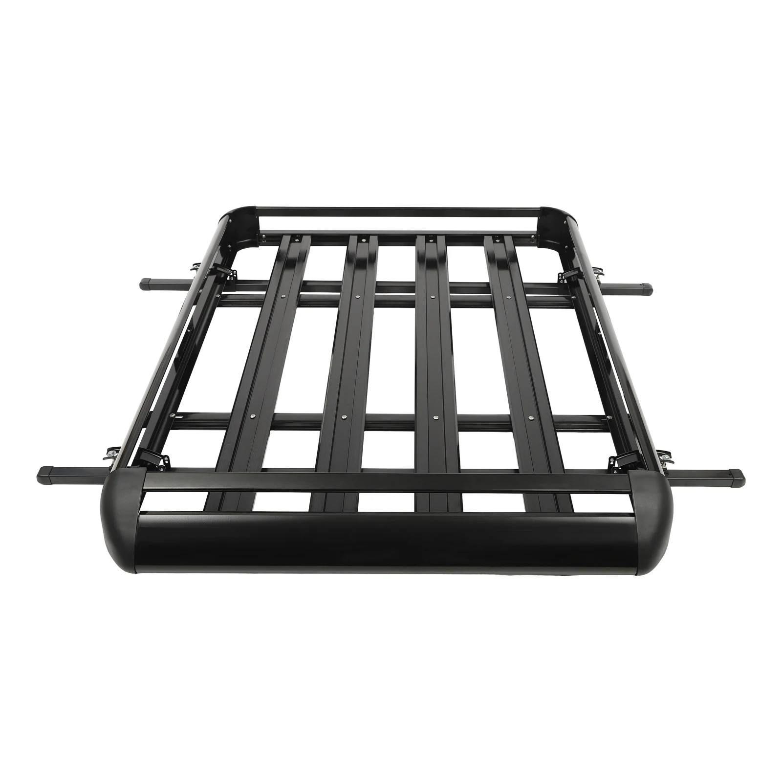 Dakdrager, 160x100cm Universele Aluminium Dakdrager voor Auto SUV, Zwarte Lichtgewicht Bagagedrager met 330lbs Capaciteit