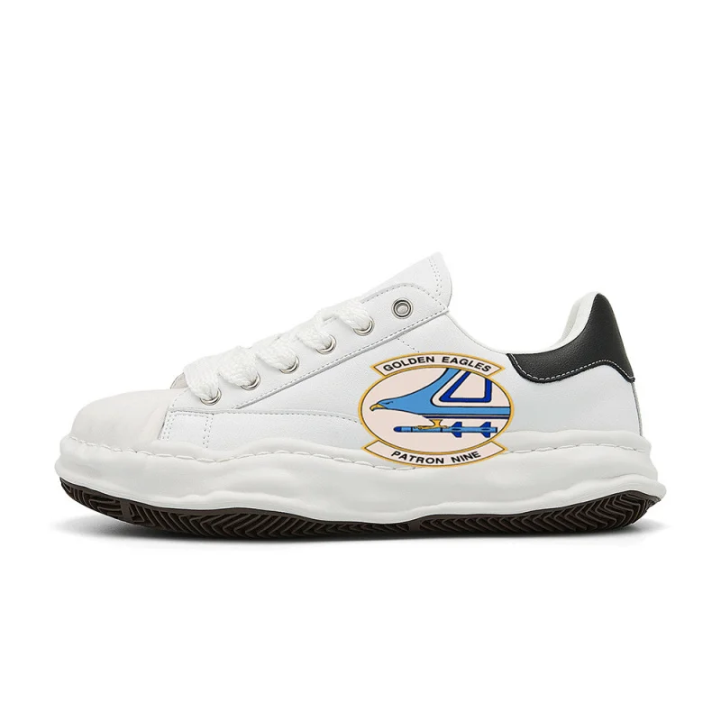 

Patrol Squadron Nine (VP-9) Golden EaglesVintage Fashion Street Sneakers，The design is retro, stylish, comfortable, and versatil