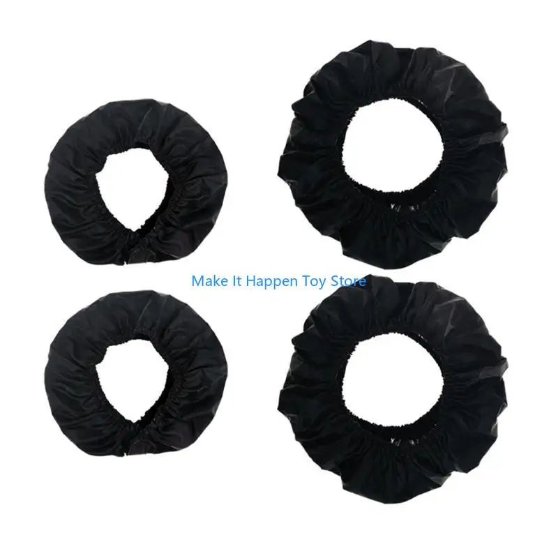 

28EC 2 Pcs Baby Stroller Wheel Covers Stroller Wheel Dustproof for Protection Cover S