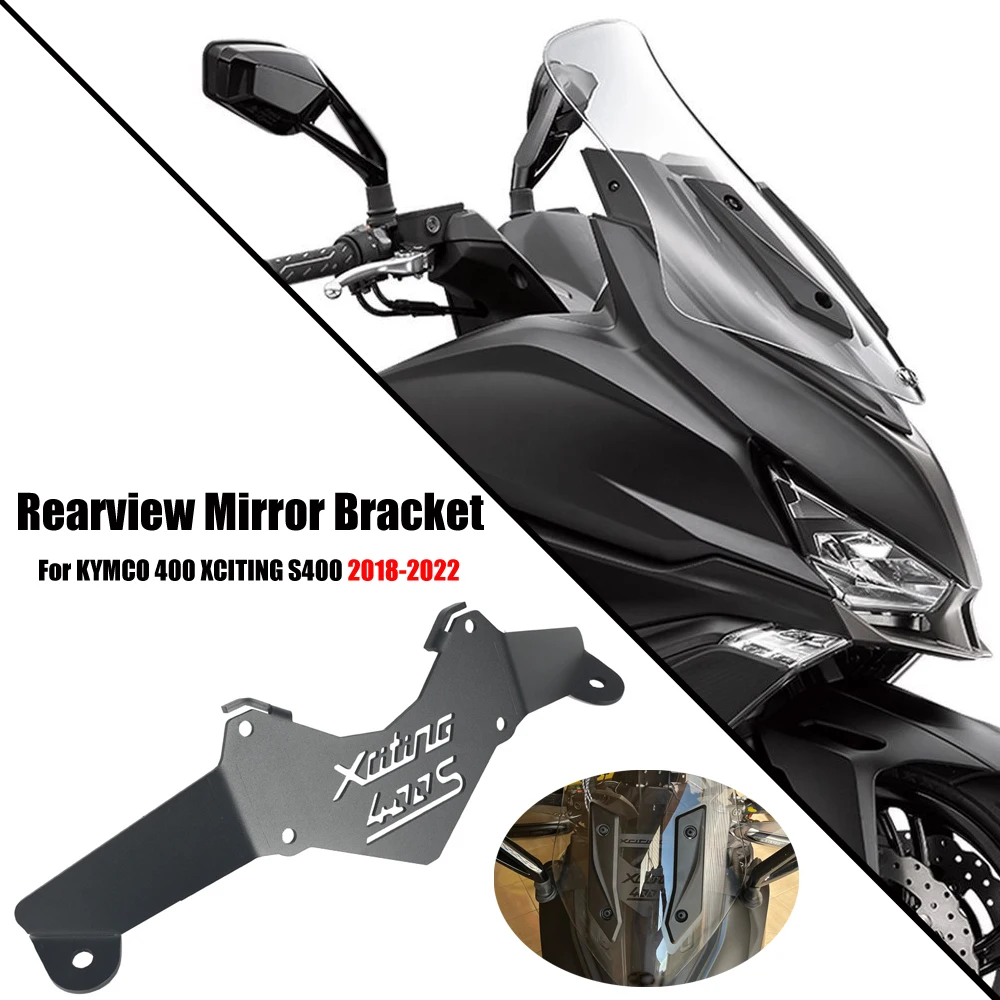 

Rearview Mirrors Motorcycle Windshield Bracket Fix Front Stand Rear View Mirror For KYMCO 400 XCITING S400 2018-2022