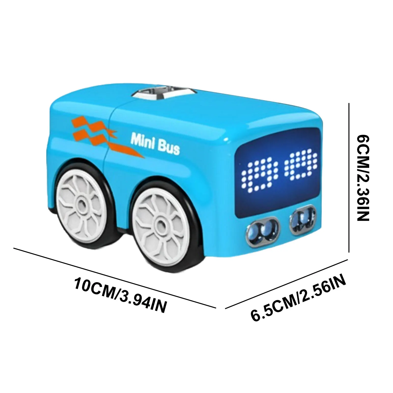 Controllo rilevamento gesti Induzione Mini bus Monitoraggio linea cavo automatico Controllo intelligente dei gesti Mini bus per auto RC per giochi desktop per bambini