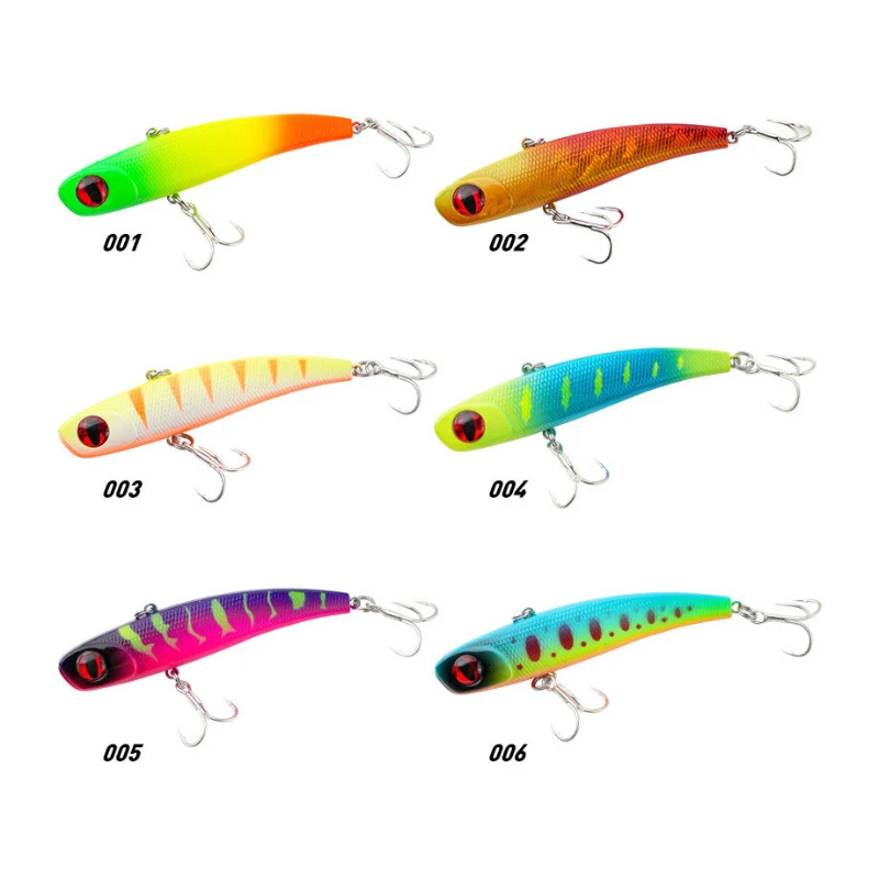 Sinking Vibration VIB Hard Lure With Treble Hooks Artificial Fishing Bait For Pike Bass Ice Fishing Universal Predator Fish