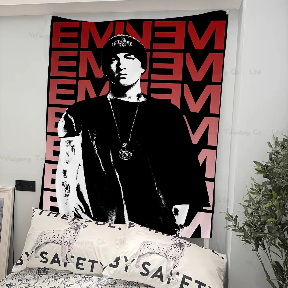 Rapper E-Eminems Hippie Wall Hanging Tapestries Art Science Fiction Room Home Decor Kawaii Room Decor