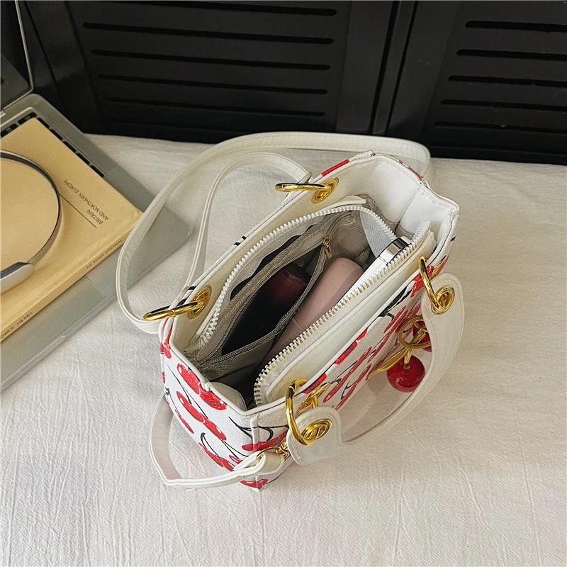 حقيبة يد عصرية للسيدات من جلد البولي يوريثان حقائب كتف حقائب كروس حقائب يد للنساء بولسو ماركا لوجو