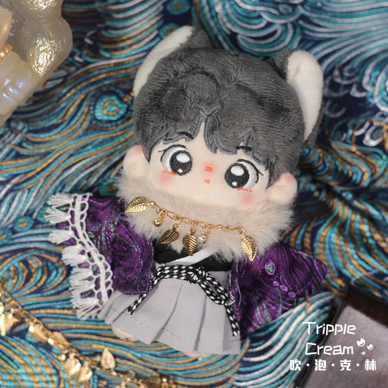 Vêtements de poupée en coton de 10cm, tissage de plumes de Banquet et de vent, costume Kimono japonais élégant, habillage sans attributs