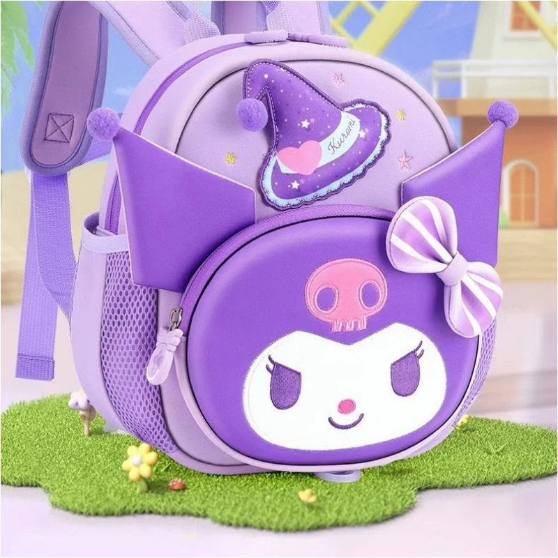 2024 new Sanrio Hello Kitty Primary School Bag Girls Large Capacity Backpack 1-6th Grade Cartoon Cute Kuromi Childrens schoolbag