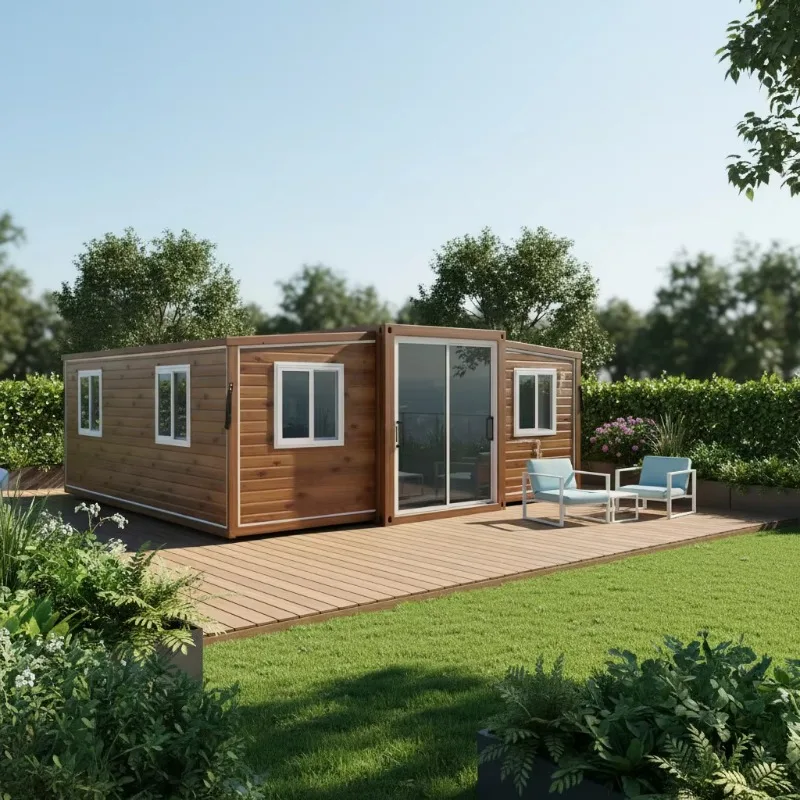 Container House 20ft 40ft Prefab Foldable Expandable Portable Modern Breathable Insulated Steel for Office Apartment Customized