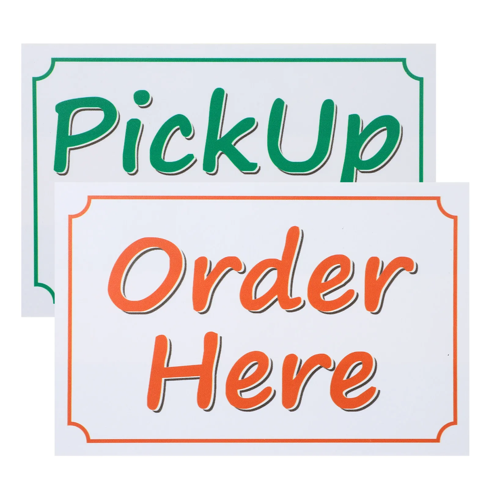 

Набор из 1 шт. больших наклеек-стикеров из ПВХ с надписью «Заберите здесь» для бизнеса, розничных магазинов, офисов, ресторанов, для оформления заказов