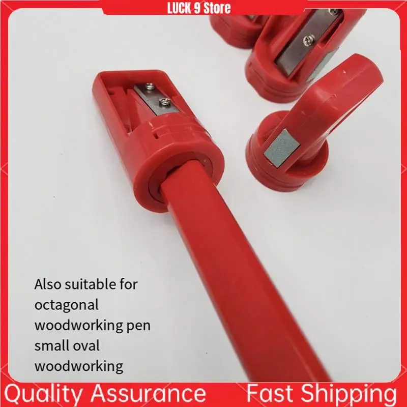 

15Pcs Octagonal Carpenter Pencil Sharpener Square Oval Carpenter Pen Manual Sharpener-AB52