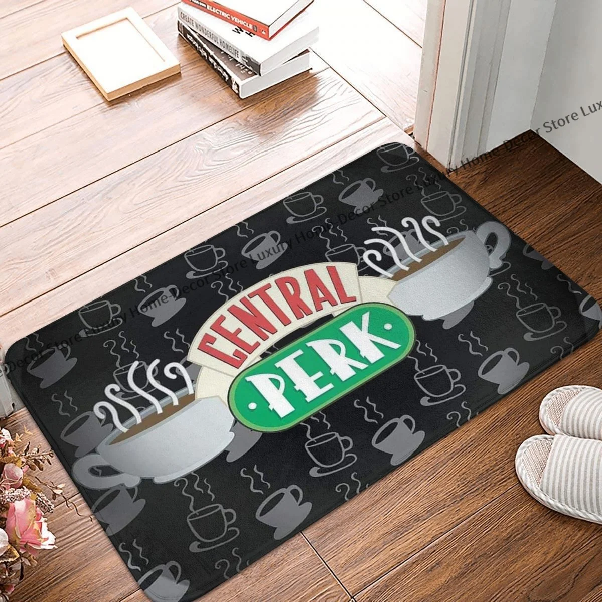 Anti-Slip Doormat Living Room Mat Central Perk Friends Hallway Carpet Welcome Rug Bedroom Decorative