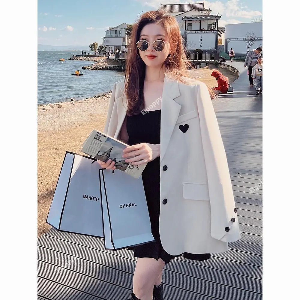 

Casual Loose Suit Jacket Women's Advanced Design 2024 New Fashion Small Suit