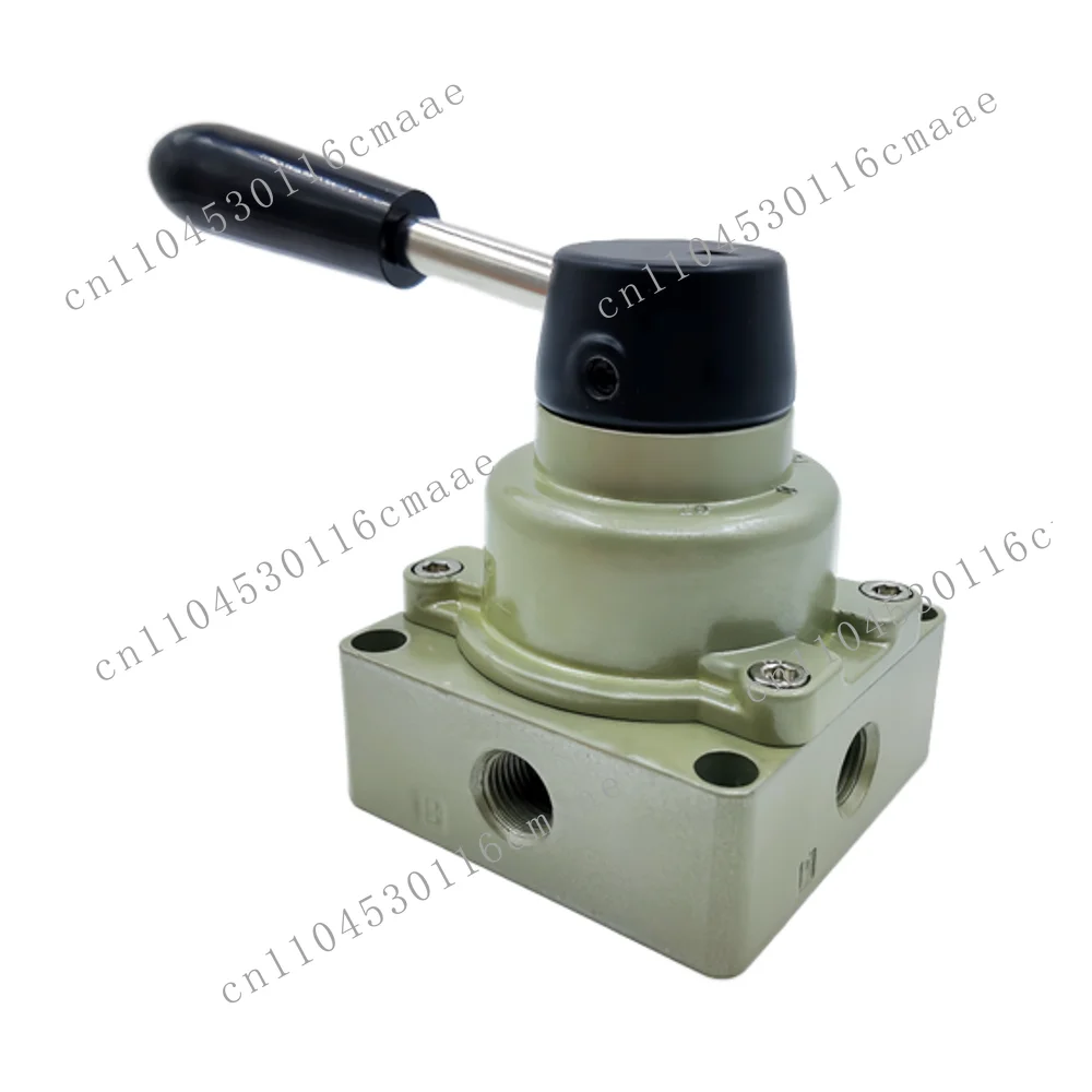 2-position 4-way 1/4'' 3/8'' 1/2'' Pneumatic Rotary Hand Lever Manual Operated Gas Directional Control Valve OEM