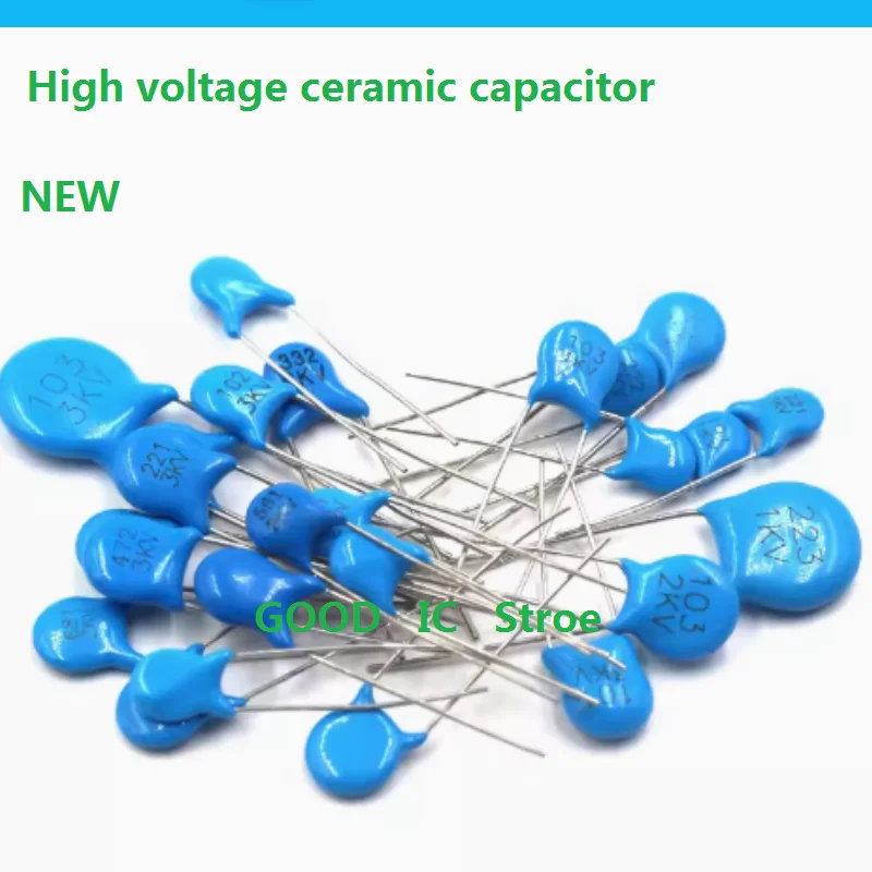 20-500PCS 102  NEW  1KV 2KV 3KV 4K 6KV 10KV 15KV 20KV 25kv 30KV 35kv 40kv 50kv Ceramic high-voltage capacitor 1NF 1000PF